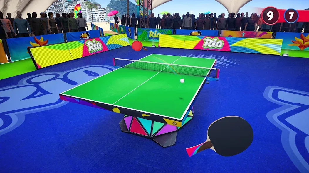 Скачать взлом Ping Pong Fury [MOD: безлимитные деньги и энергия] — скриншот 2