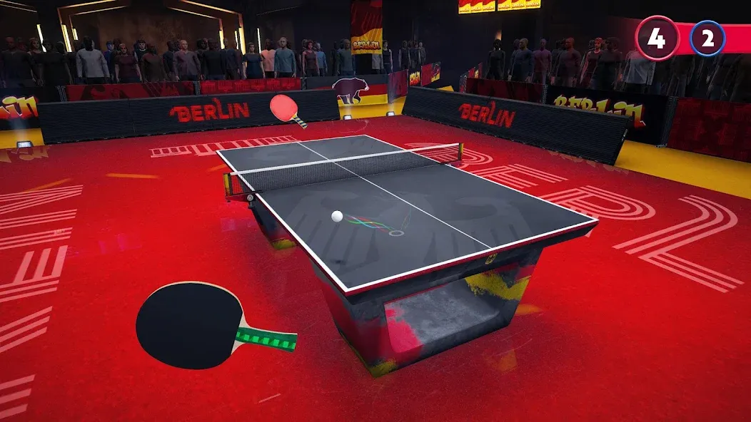 Скачать взлом Ping Pong Fury [MOD: безлимитные деньги и энергия] — скриншот 4