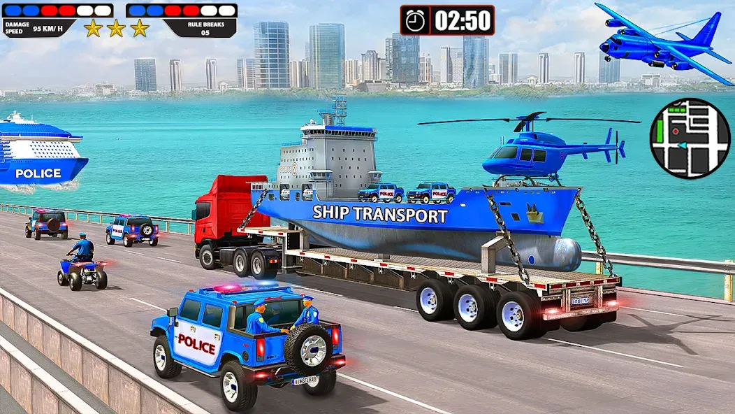 Police Car Driving: Car Games [MOD: безлимитные деньги и топливо] (Бесплатно / APK) — скриншот 5