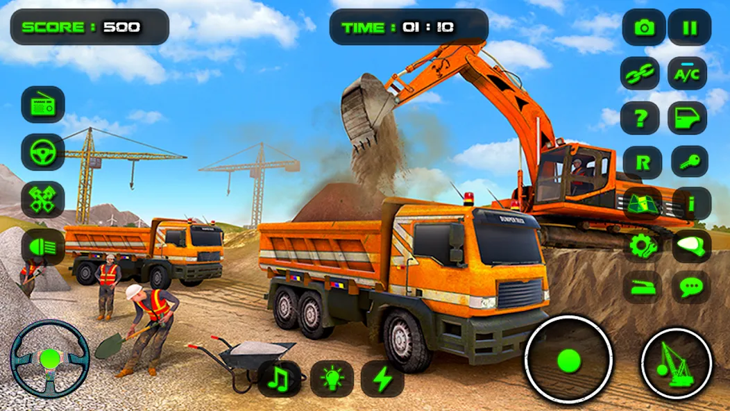 Скачать City Construction: Sand Games [MOD: безлимитные деньги и ресурсы] — скриншот 1