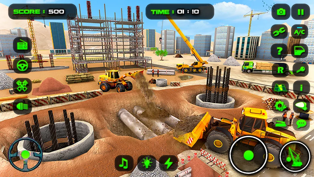 Скачать City Construction: Sand Games [MOD: безлимитные деньги и ресурсы] — скриншот 3