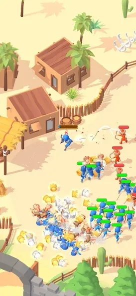 Warrior Factory [MOD: безлимитные ресурсы и улучшения] (Бесплатно / APK) — скриншот 1