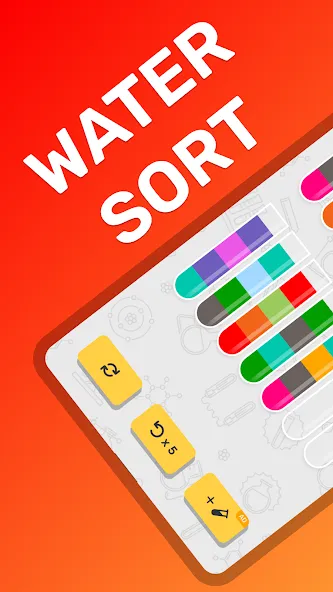 Water Sort Puzzle Color Game [MOD: без рекламы и все уровни открыты] (Бесплатно / APK) — скриншот 1