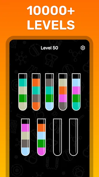 Water Sort Puzzle Color Game [MOD: без рекламы и все уровни открыты] (Бесплатно / APK) — скриншот 5
