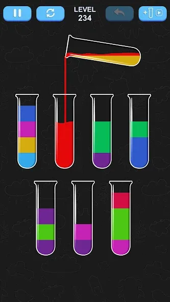 Water Sort Puzzle [MOD: без рекламы и все уровни открыты] — Скачать бесплатно (APK) — скриншот 1