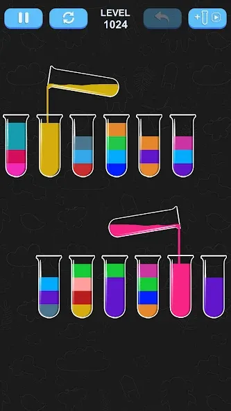 Water Sort Puzzle [MOD: без рекламы и все уровни открыты] — Скачать бесплатно (APK) — скриншот 3