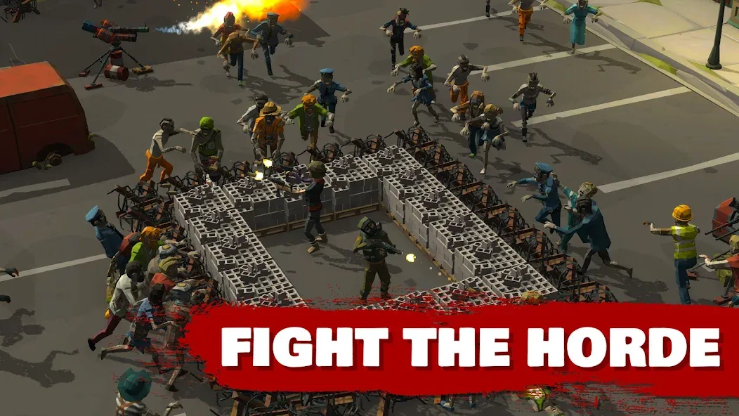 Взломанная Overrun: Zombie Tower Defense [MOD: безлимитные деньги и патроны] на Андроид — скриншот 2