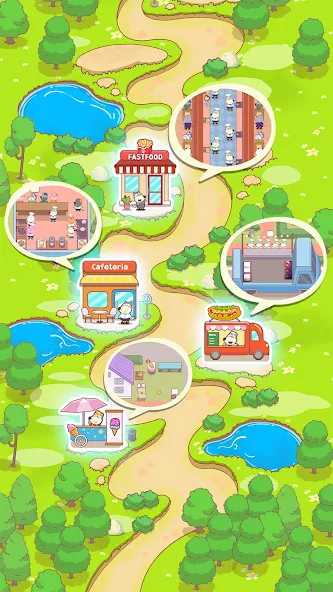 Wolfoo Snack Bar, Restaurant [MOD: безлимитные монеты и все блюда открыты] последняя версия — скриншот 2