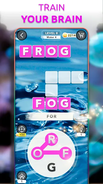 Word Connect - Words of Nature [MOD: безлимитные подсказки и открытые уровни] (Бесплатно / APK) — скриншот 4