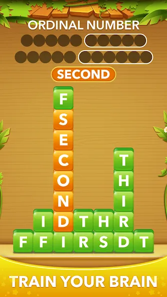 Word Heaps -Connect Stack Word [MOD: безлимитные подсказки и открыты все уровни] на Андроид — скриншот 1