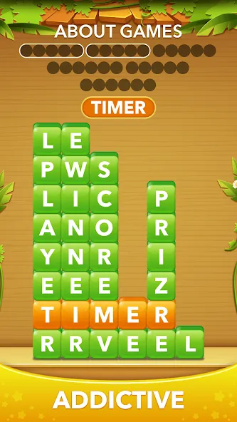 Word Heaps -Connect Stack Word [MOD: безлимитные подсказки и открыты все уровни] на Андроид — скриншот 4