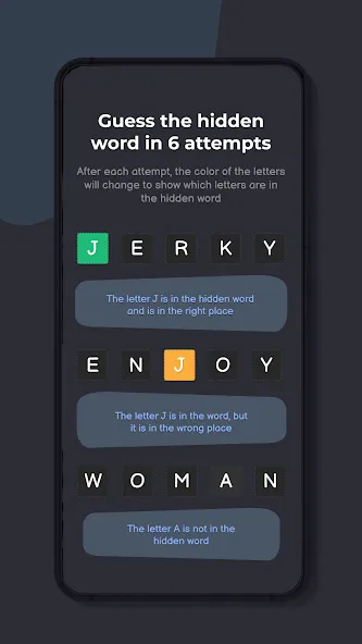Скачать Wordly - unlimited word game [MOD: безлимитные попытки и подсказки] — скриншот 5