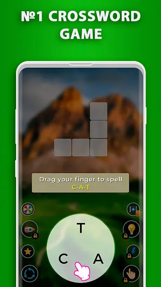 WOW 2: Word Connect Game [MOD: безлимитные подсказки и открыты все уровни] (Бесплатно / APK) — скриншот 1
