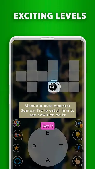 WOW 2: Word Connect Game [MOD: безлимитные подсказки и открыты все уровни] (Бесплатно / APK) — скриншот 3