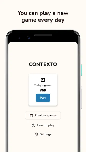 Contexto [MOD: безлимитные подсказки и ответы] — Скачать бесплатно (APK) — скриншот 3