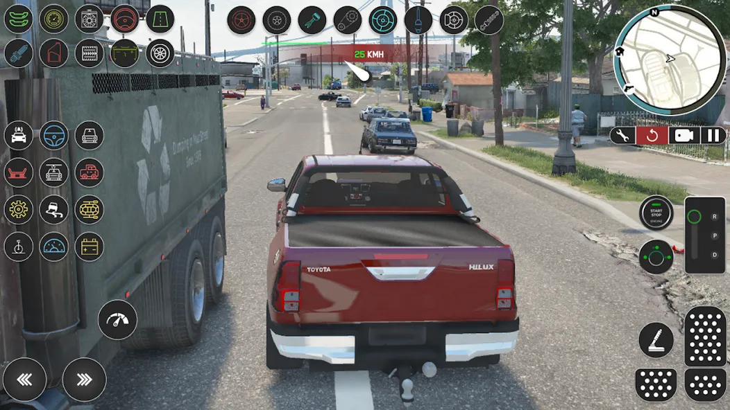 Pickup Hilux: Toyota Off Road [MOD: безлимитные деньги и топливо] (Бесплатно / APK) — скриншот 3