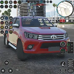 Pickup Hilux: Toyota Off Road [MOD: безлимитные деньги и топливо] (Бесплатно / APK)