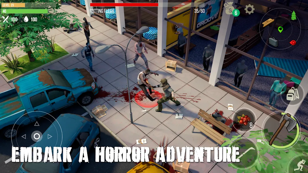 Prey Day: Zombie Survival [MOD: безлимитные ресурсы и оружие] (Бесплатно / APK) — скриншот 3