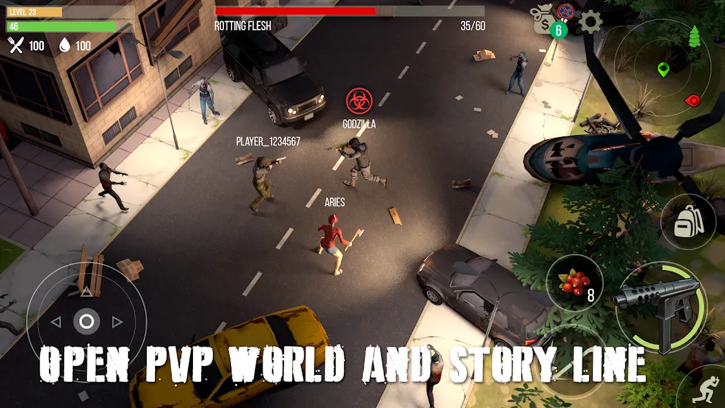 Prey Day: Zombie Survival [MOD: безлимитные ресурсы и оружие] (Бесплатно / APK) — скриншот 5